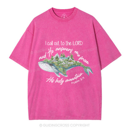Call Out To The Lord Christian Washed T-Shirt