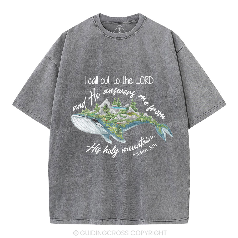 Call Out To The Lord Christian Washed T-Shirt