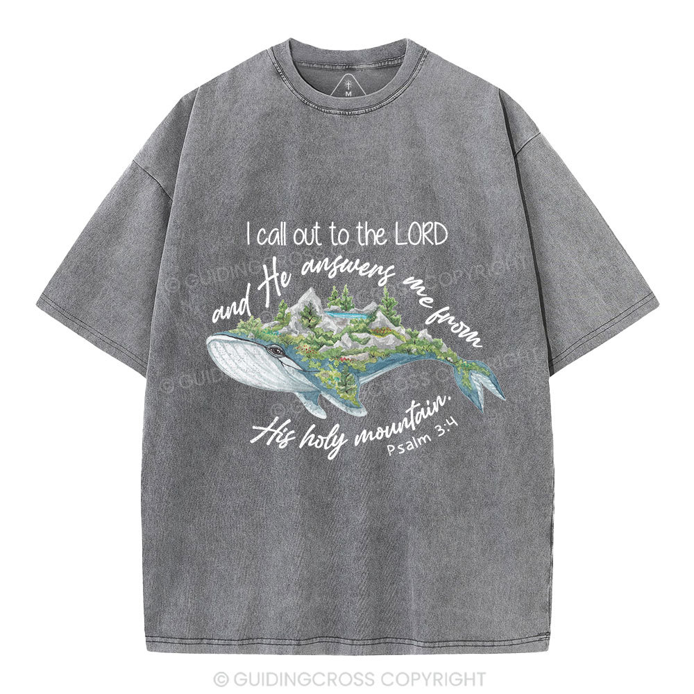 Call Out To The Lord Christian Washed T-Shirt