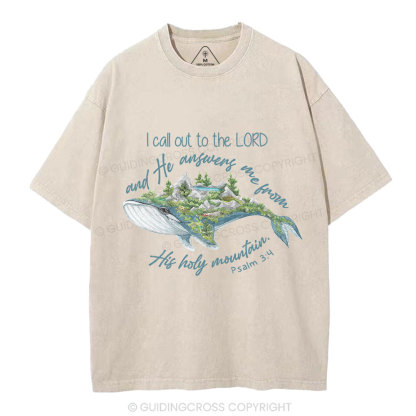 Call Out To The Lord Christian Washed T-Shirt
