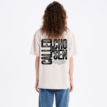 Called&Chosen Christian Washed T-Shirt