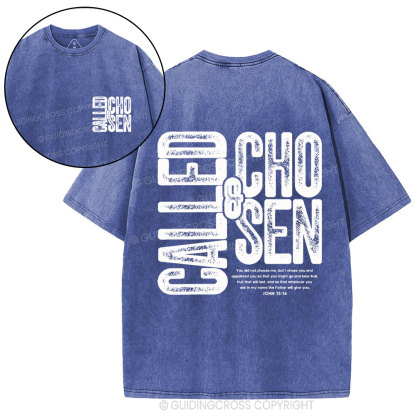 Called&Chosen Christian Washed T-Shirt