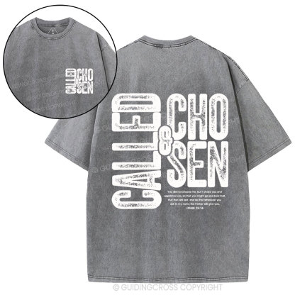 Called&Chosen Christian Washed T-Shirt