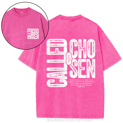 Called&Chosen Christian Washed T-Shirt