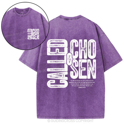 Called&Chosen Christian Washed T-Shirt