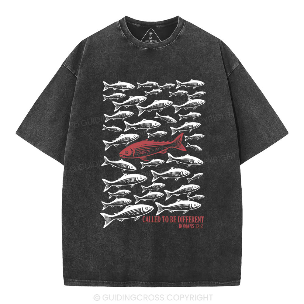 Called Me Be Different Christian Washed T-Shirt