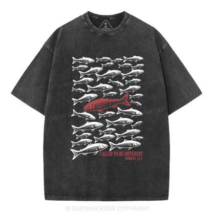 Called Me Be Different Christian Washed T-Shirt