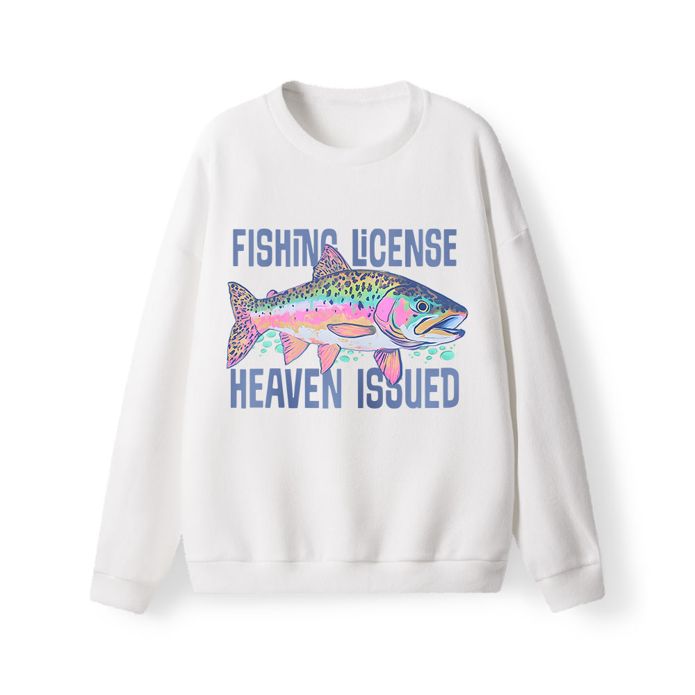 He Called Me To Fish Lightweight Sweater