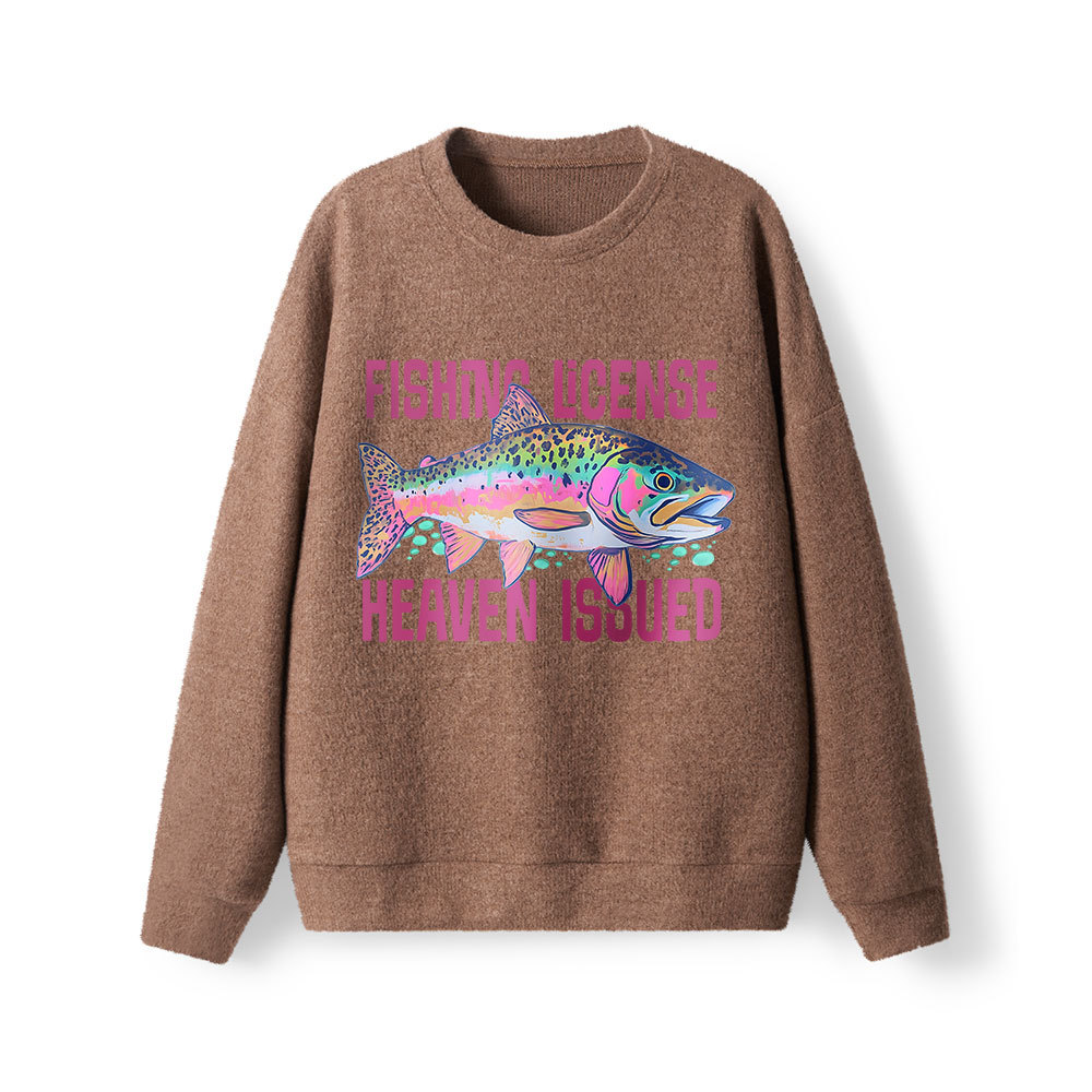 He Called Me To Fish Lightweight Sweater