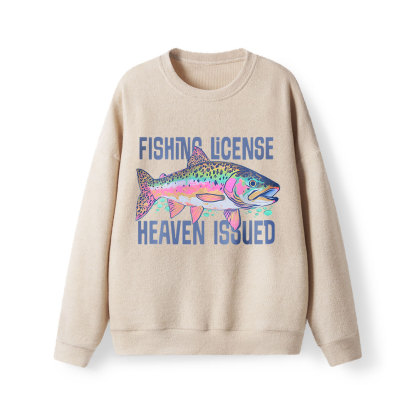 He Called Me To Fish Lightweight Sweater