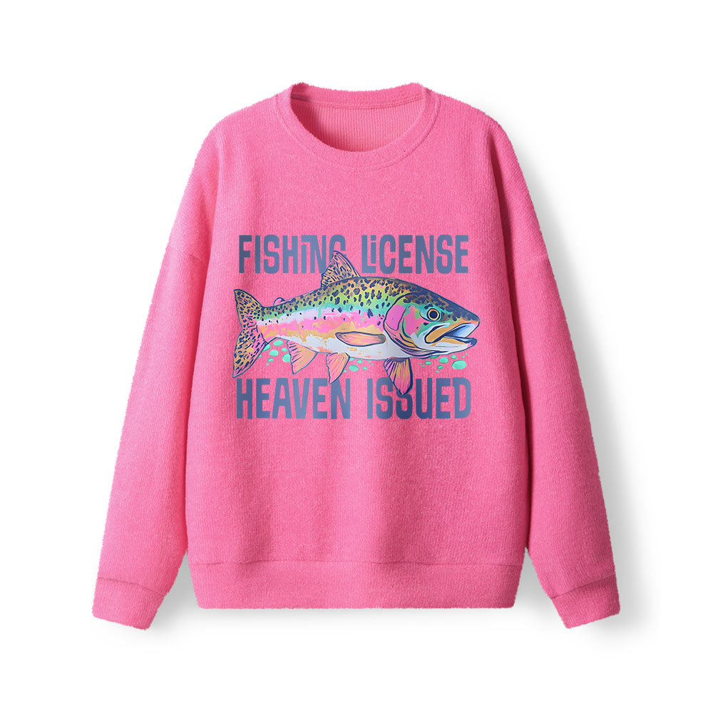 He Called Me To Fish Lightweight Sweater