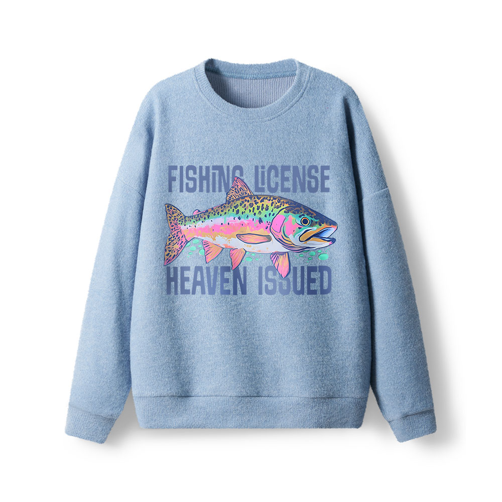 He Called Me To Fish Lightweight Sweater