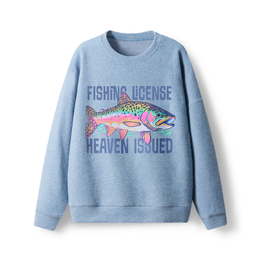 He Called Me To Fish Lightweight Sweater