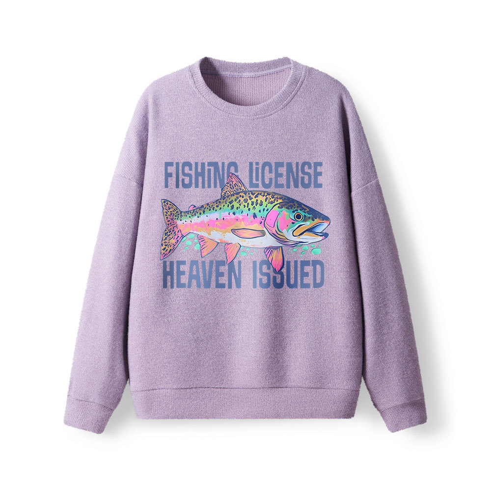 He Called Me To Fish Lightweight Sweater