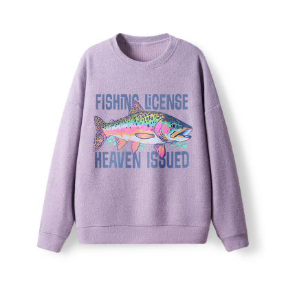 He Called Me To Fish Lightweight Sweater