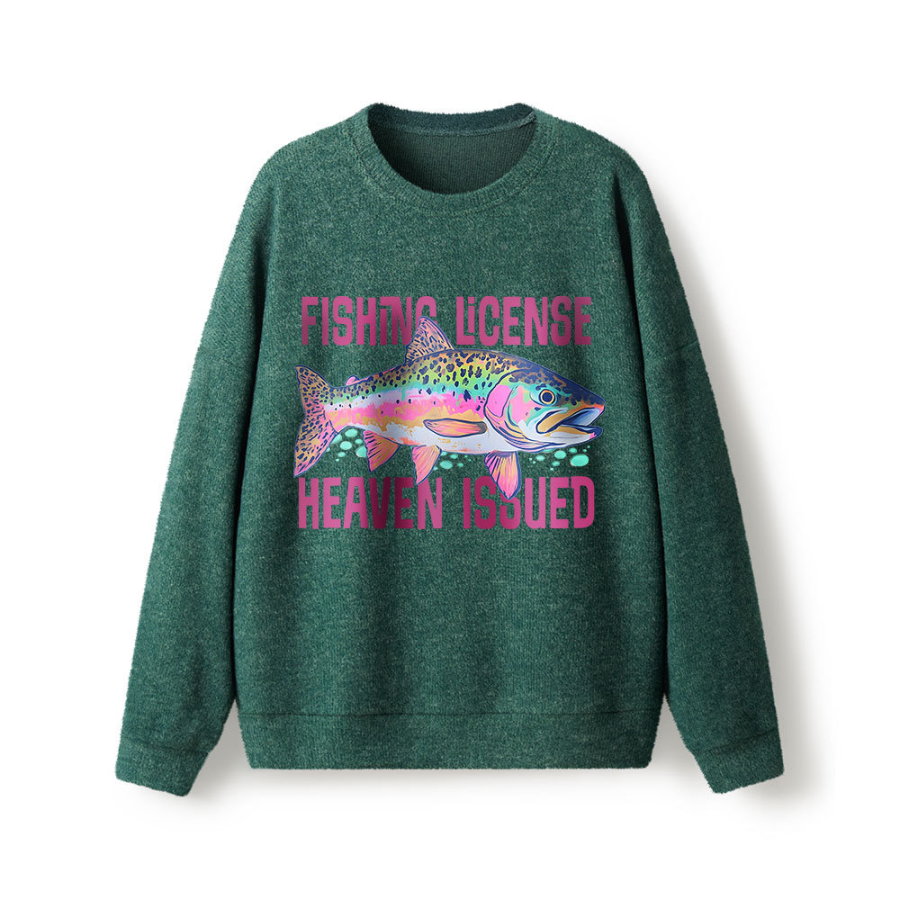 He Called Me To Fish Lightweight Sweater