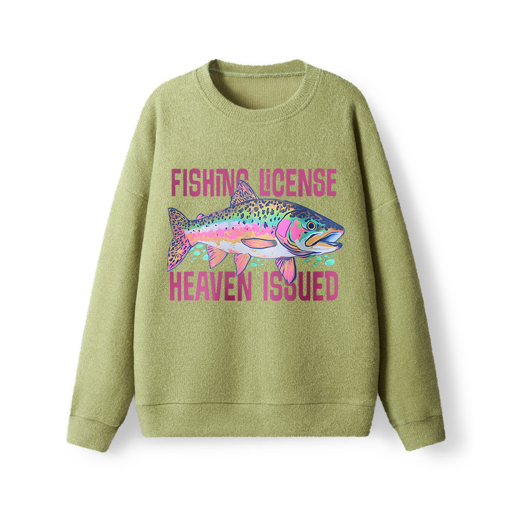 He Called Me To Fish Lightweight Sweater