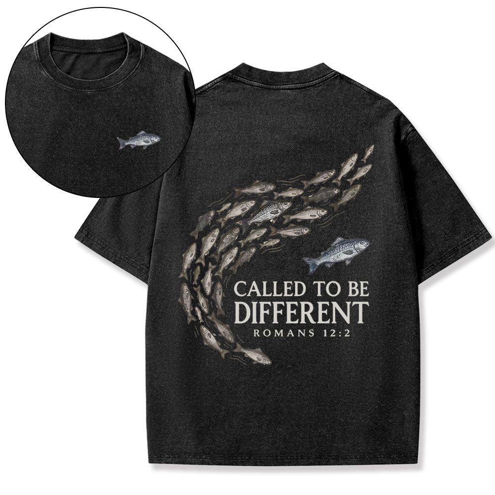 Called To Be Different Christian Washed T-Shirt