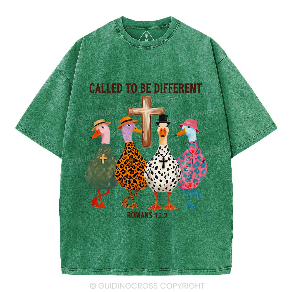 Called To Be Different Christian Washed T-Shirt