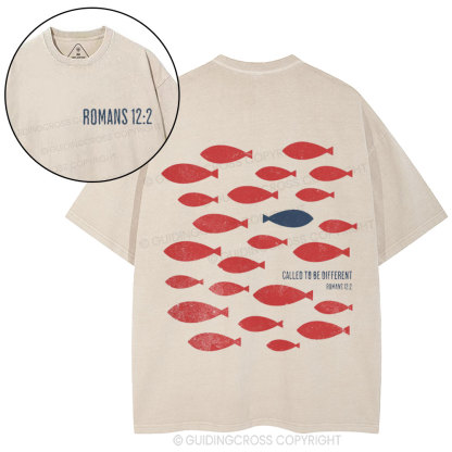 Called To Be Different Christian Washed T-Shirt