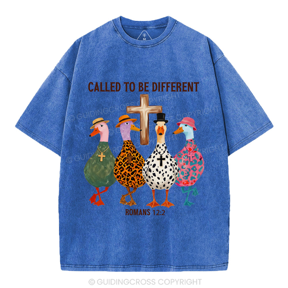 Called To Be Different Christian Washed T-Shirt