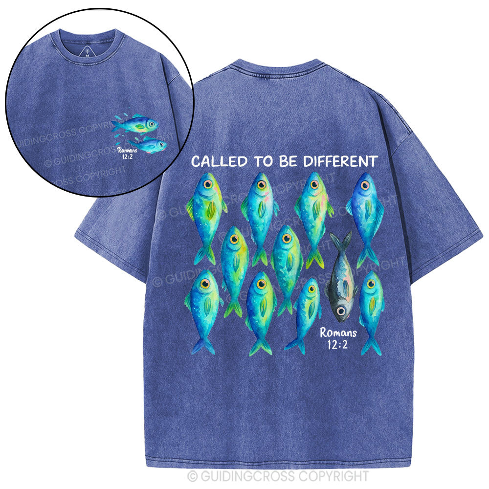 Called To Be Differevt Christian Washed T-Shirt
