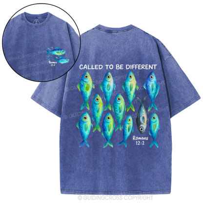 Called To Be Differevt Christian Washed T-Shirt