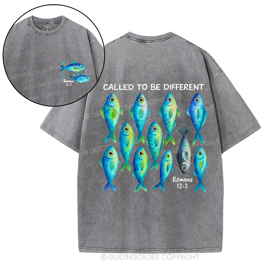 Called To Be Differevt Christian Washed T-Shirt