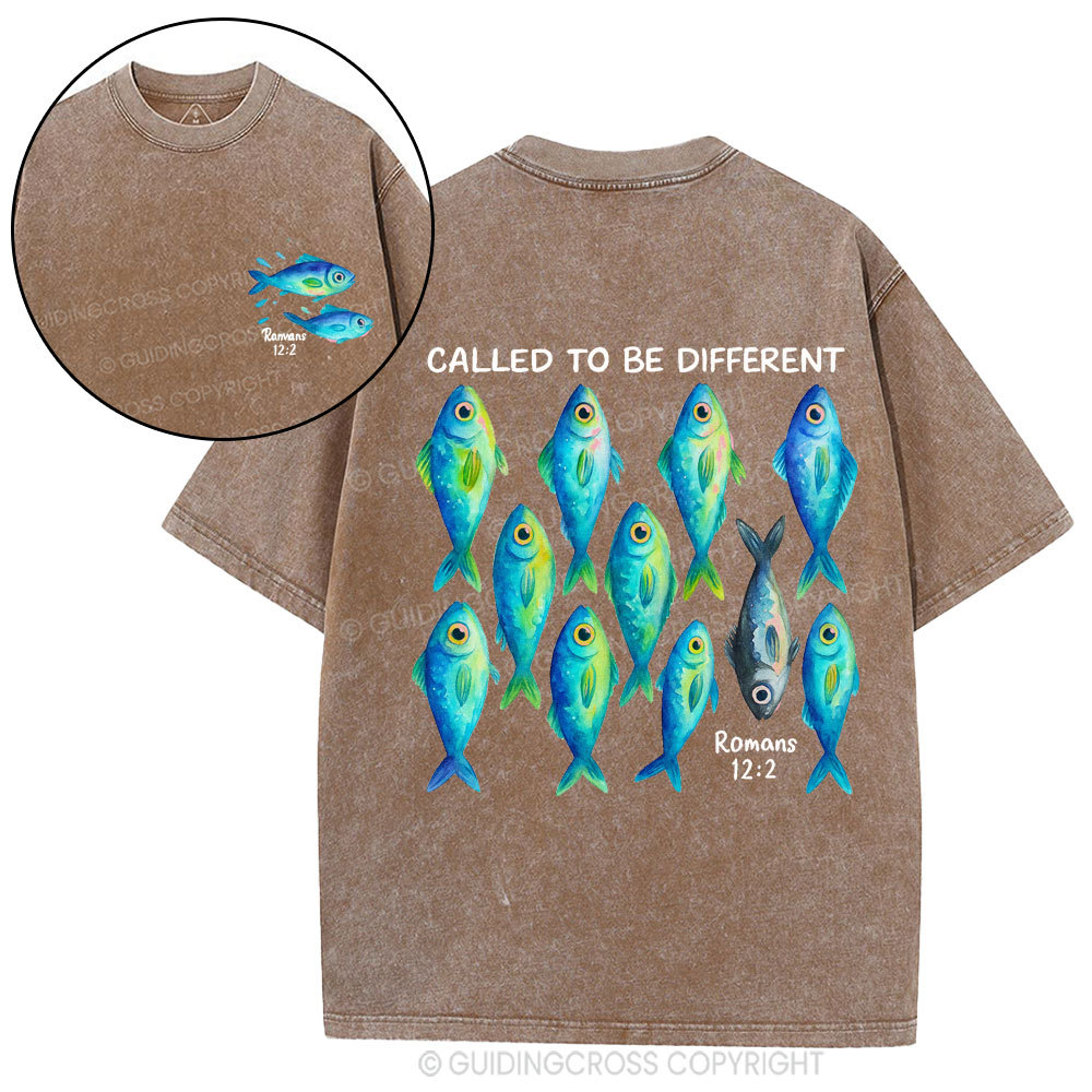 Called To Be Differevt Christian Washed T-Shirt