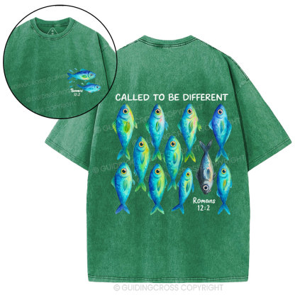 Called To Be Differevt Christian Washed T-Shirt