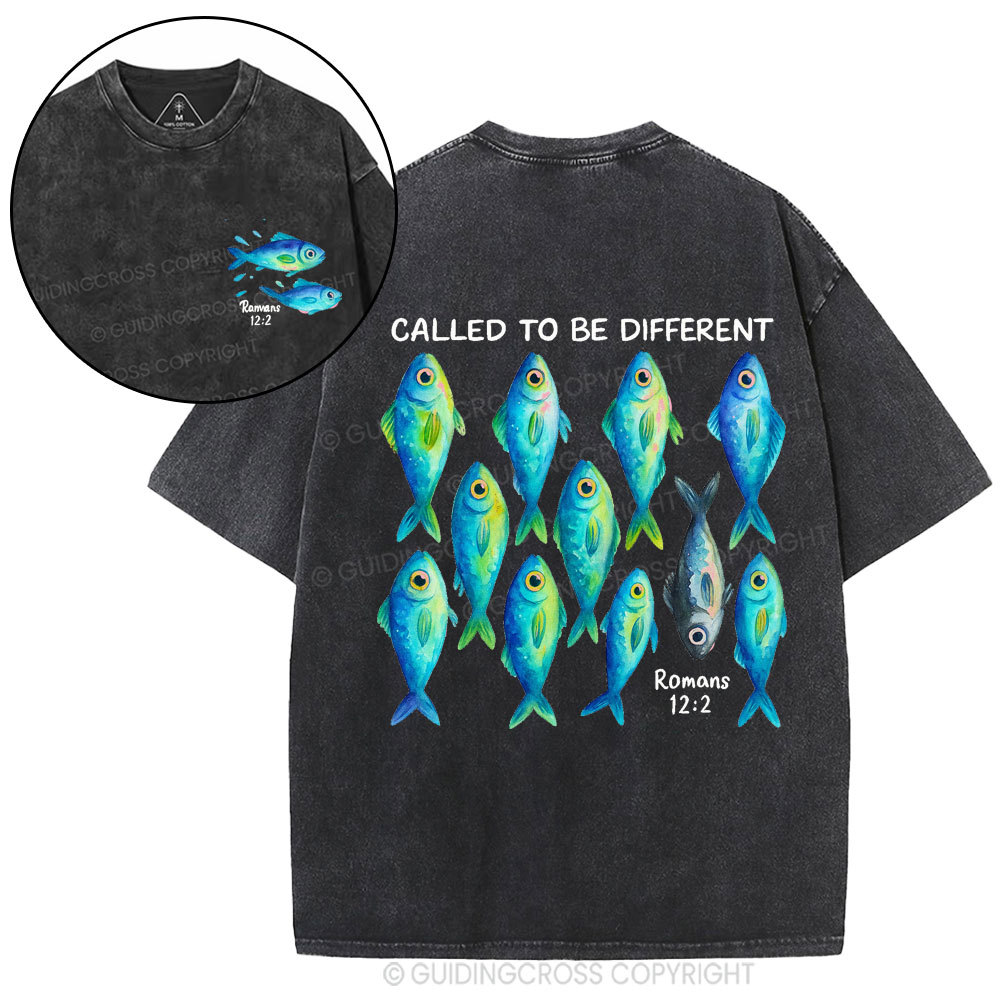 Called To Be Differevt Christian Washed T-Shirt