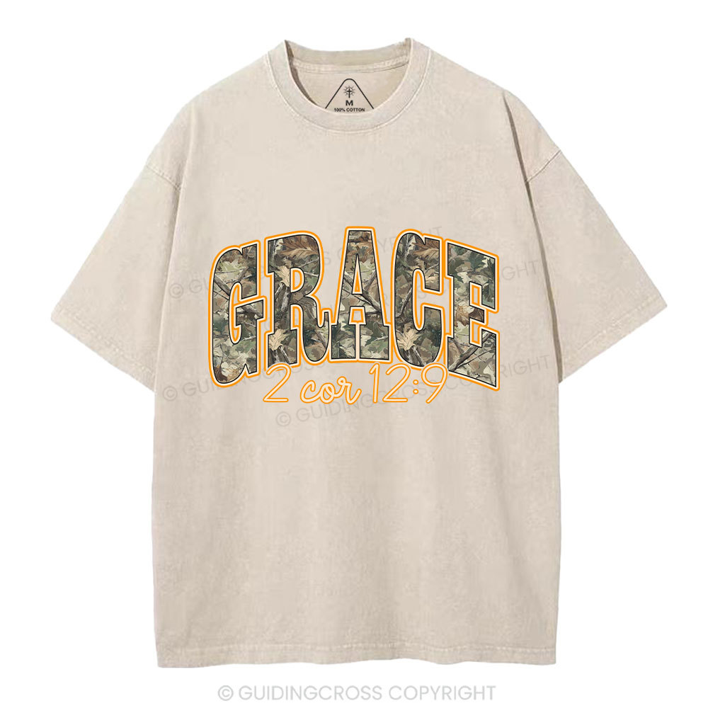 Camo Grace Christian Washed T-Shirt