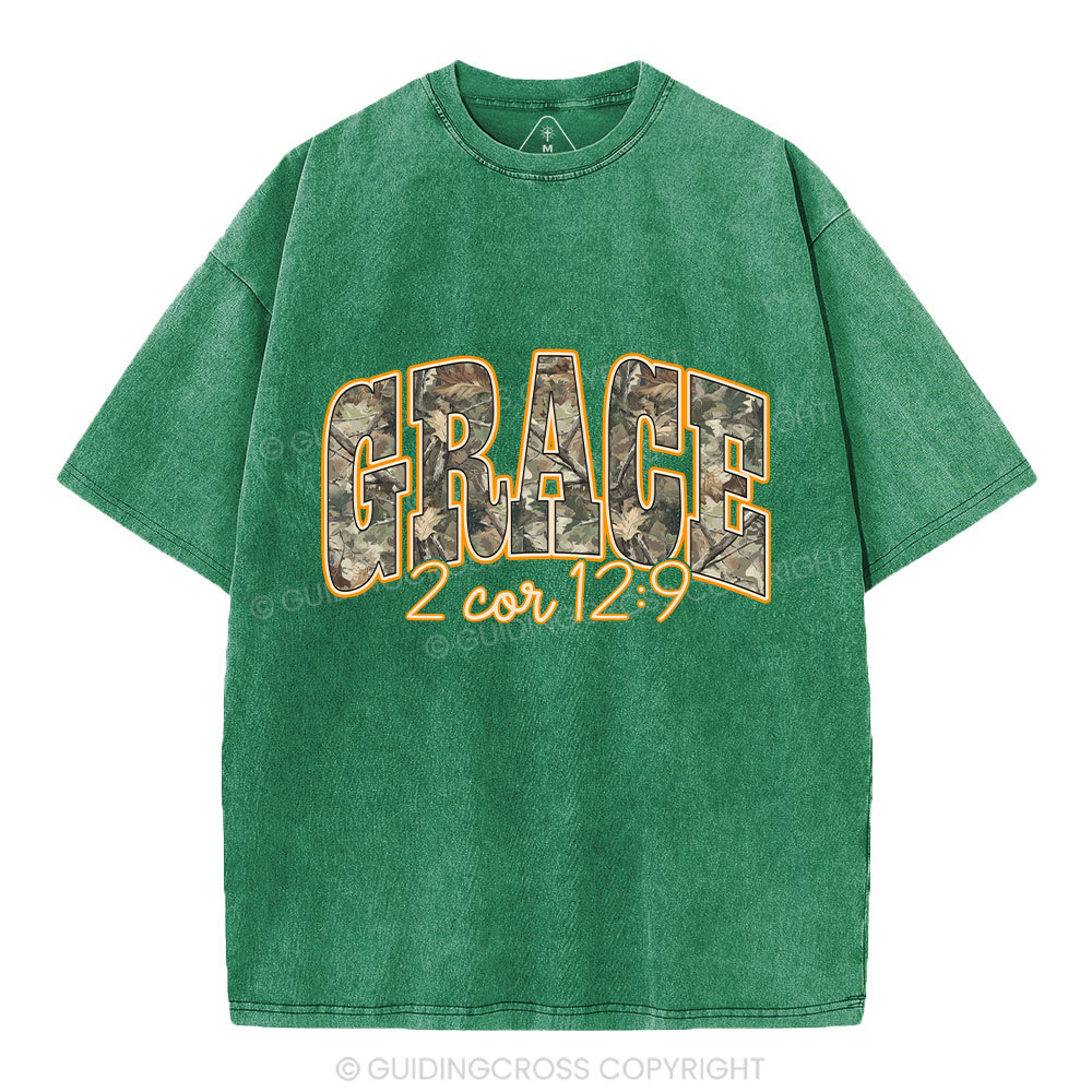 Camo Grace Christian Washed T-Shirt