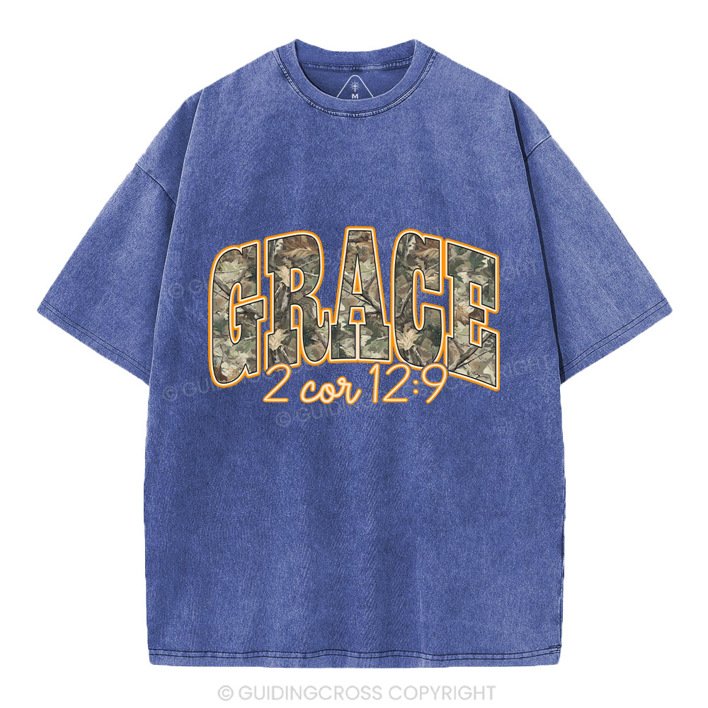 Camo Grace Christian Washed T-Shirt
