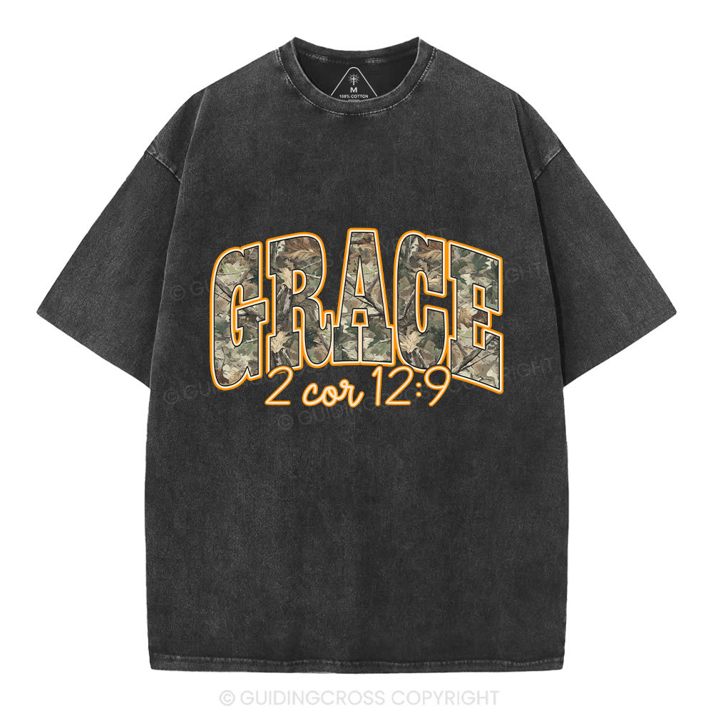 Camo Grace Christian Washed T-Shirt