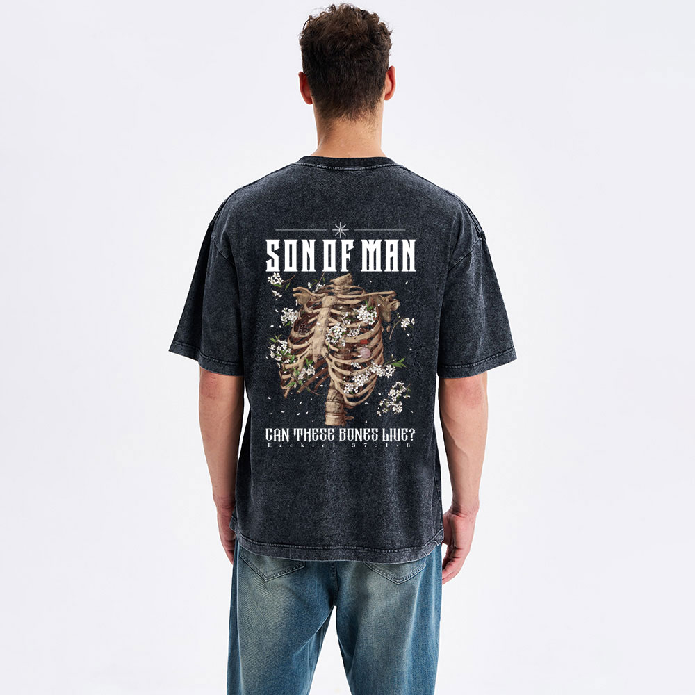 Can These Bones Live Christian Washed T-Shirt