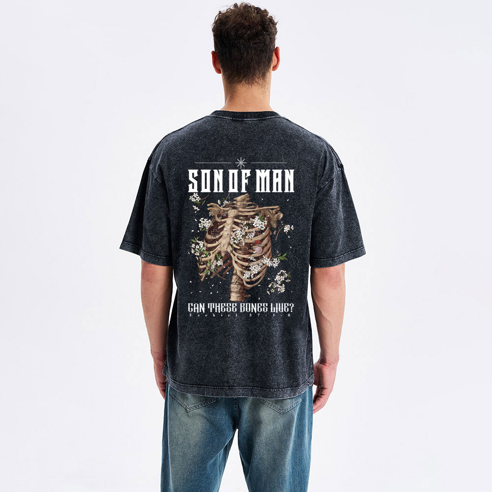 Can These Bones Live Christian Washed T-Shirt