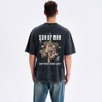 Can These Bones Live Christian Washed T-Shirt