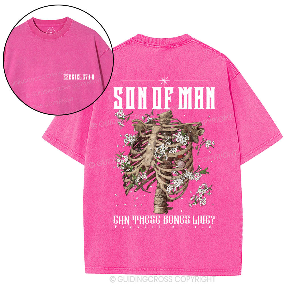 Can These Bones Live Christian Washed T-Shirt