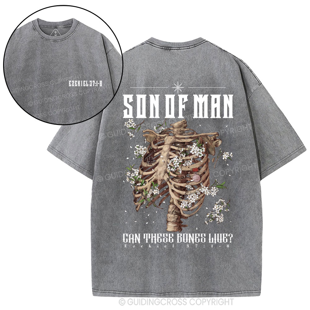 Can These Bones Live Christian Washed T-Shirt