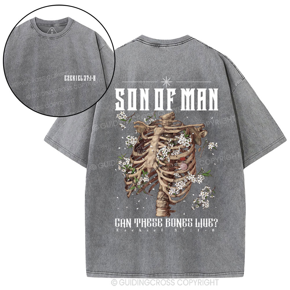 Can These Bones Live Christian Washed T-Shirt