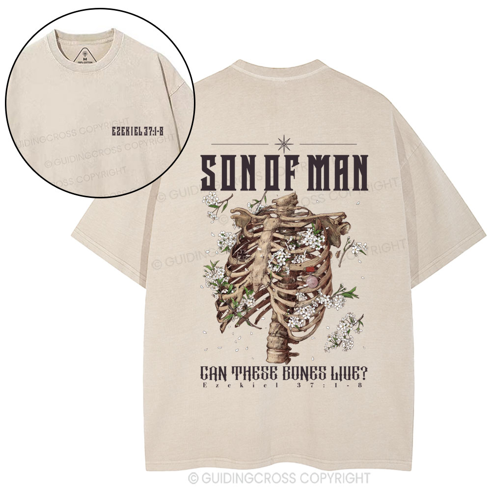 Can These Bones Live Christian Washed T-Shirt