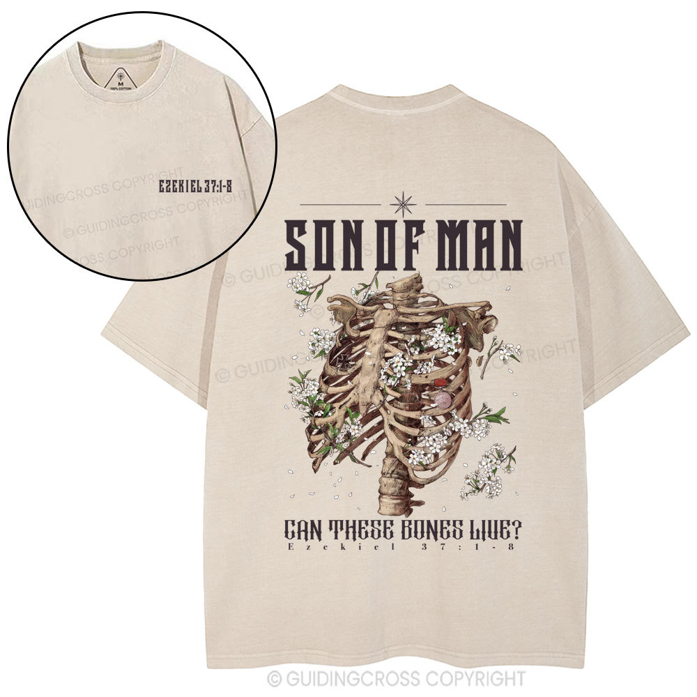 Can These Bones Live Christian Washed T-Shirt