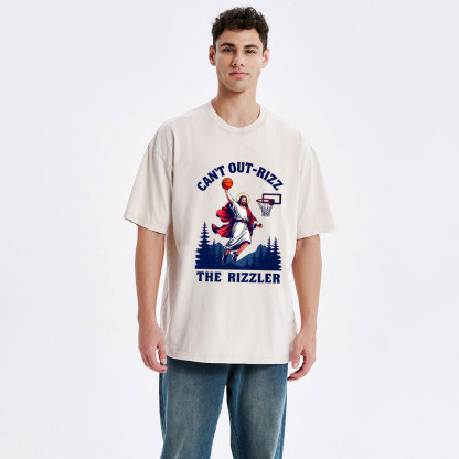 Can't Out-rizz The Rizzen Christian Washed T-Shirt