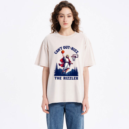 Can't Out-rizz The Rizzen Christian Washed T-Shirt
