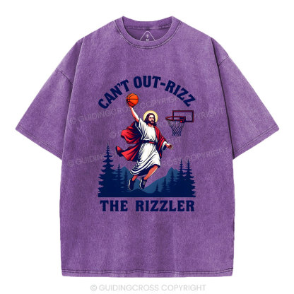 Can't Out-rizz The Rizzen Christian Washed T-Shirt