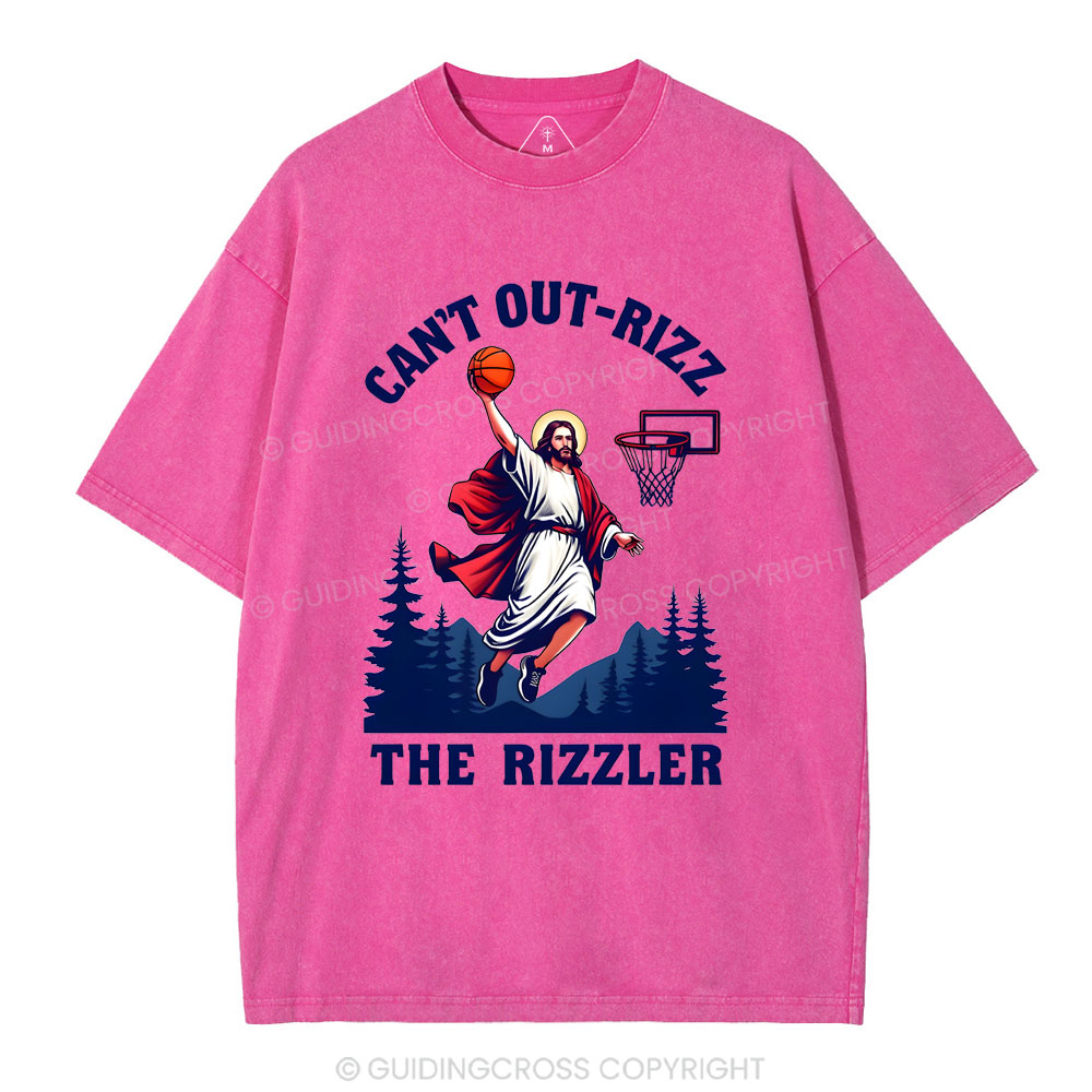 Can't Out-rizz The Rizzen Christian Washed T-Shirt