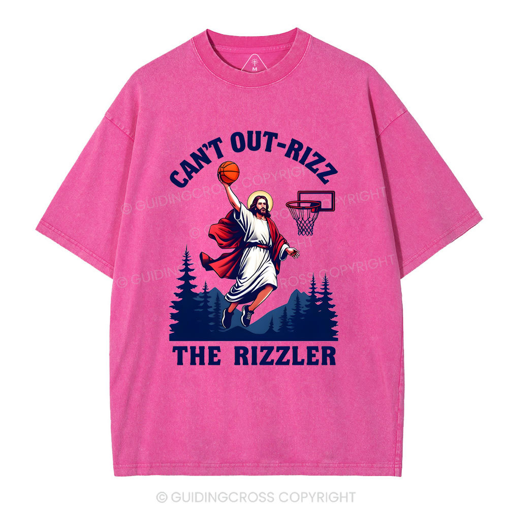 Can't Out-rizz The Rizzen Christian Washed T-Shirt