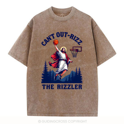 Can't Out-rizz The Rizzen Christian Washed T-Shirt