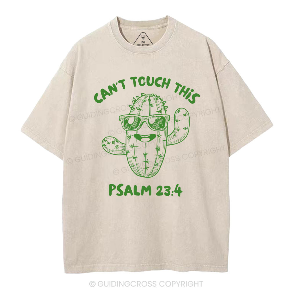 Can't Touch This Christian Washed T-Shirt